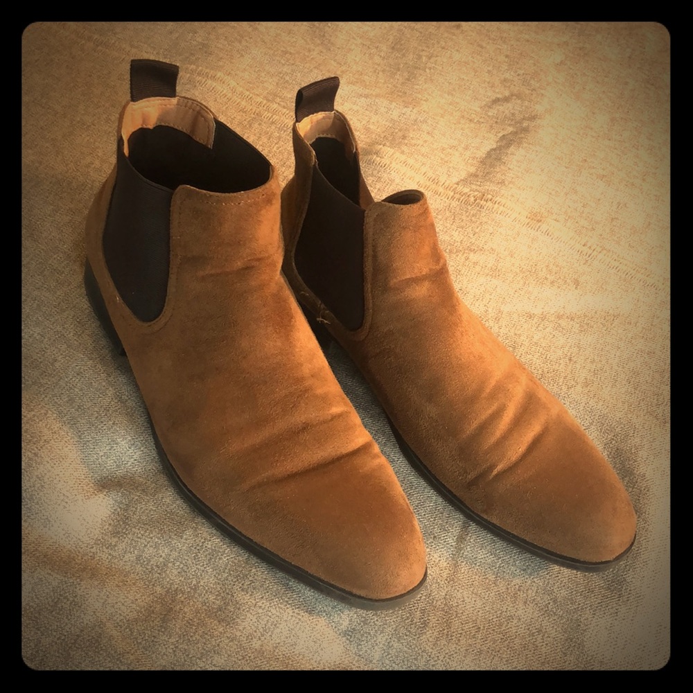 H&M Suede Ankle Boots